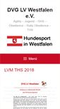 Mobile Screenshot of dvg-westfalen.de